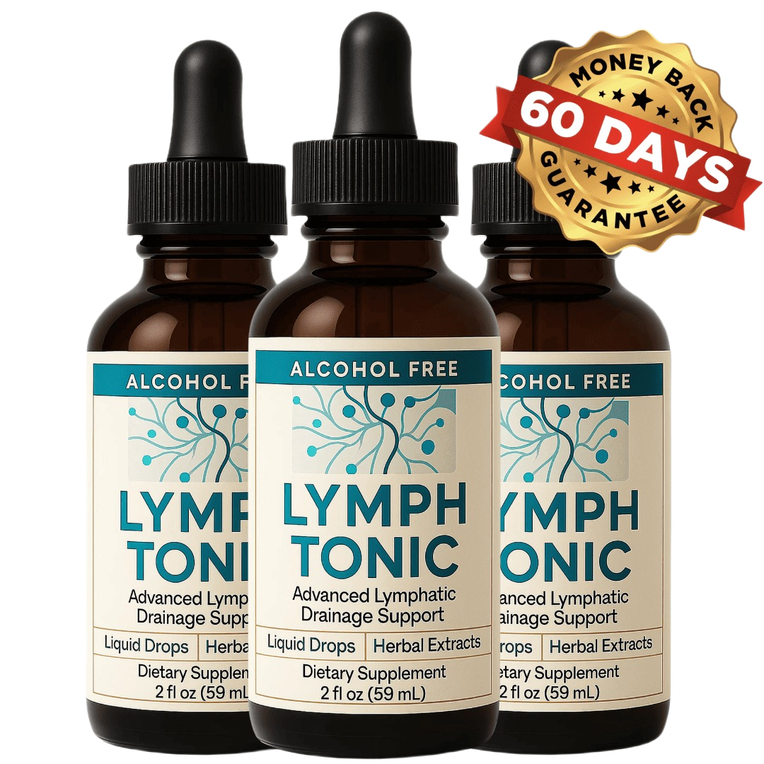 Lymph Tonic 3 bottle bundle for 3 month lymphatic drainage support